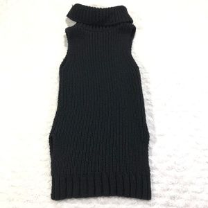 Premise Black Off the Shoulder Sweater Dress Smal